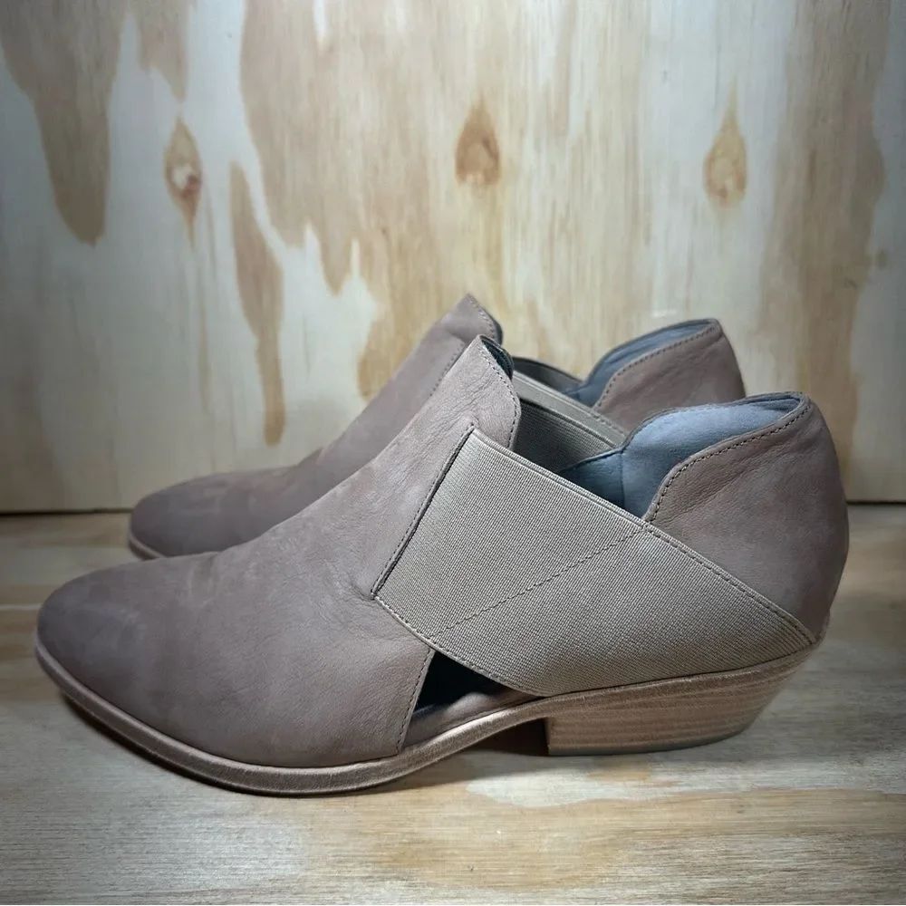 Eileen Fisher Perry Tumbled Nubuck Ankle Boots Women’s Size 8.5